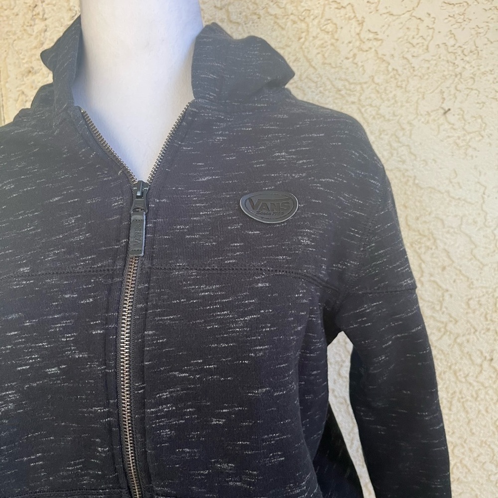Vans kids Charcoal Zip-Up Hoodie size medium - Picture 2 of 6